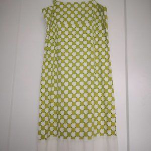 White & Green Sundress